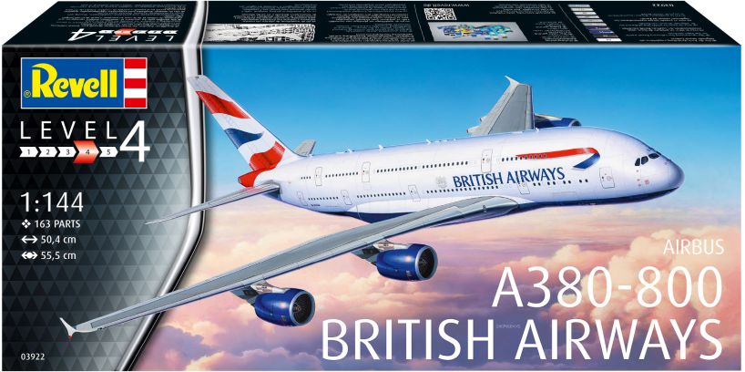 Available to Order – Airbus A380-800 'British Airways' 1:144 (REV 03922)
