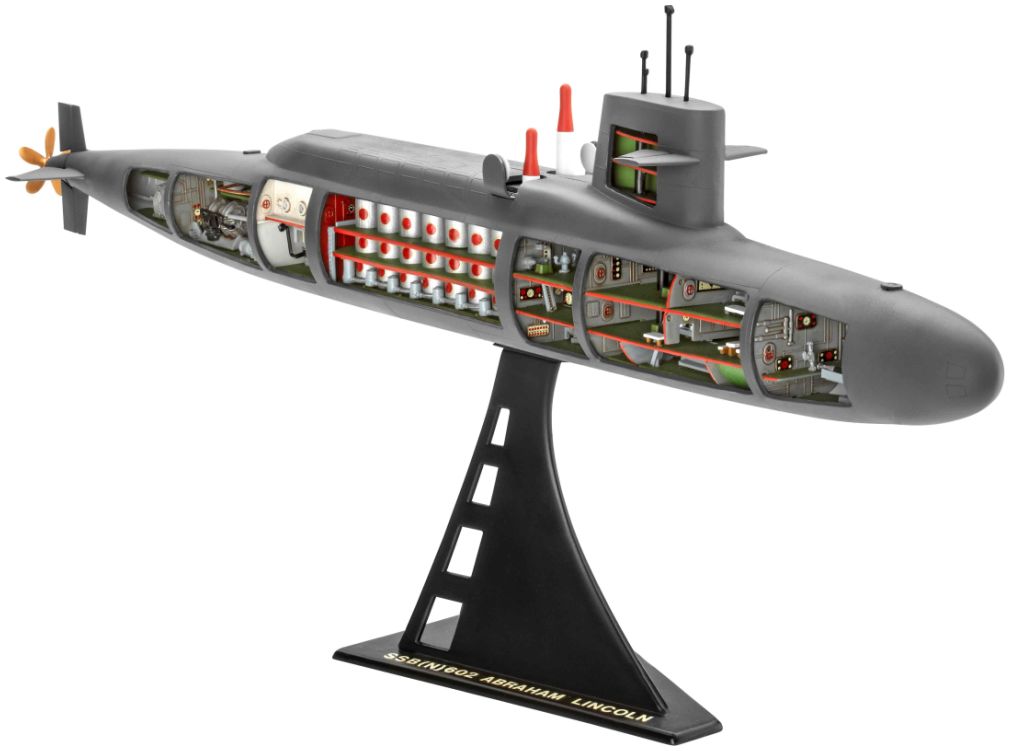 Available to Order – S.S.B. Abraham Lincoln w/Interior 1:253 (REV 05185)