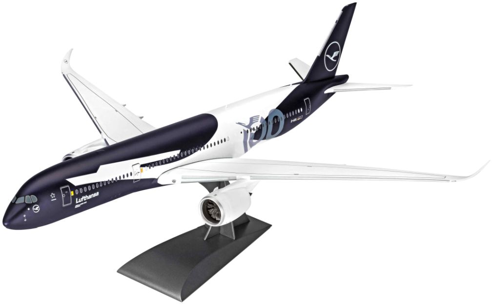 Available To Order – Airbus A350-900 'Lufthansa' 100 Years Gift Set 1:144 Revell Model (REV 05612)