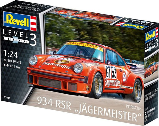 Available To Order – Porsche 934 RSR 'Jagermeister' 1:24 Revell Model (REV 07031)