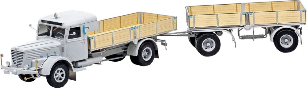 Available to Order – Bussing 8000 S 13 w/Trailer 'Platinum Edition' 1:24 (REV 07580)