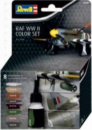 Available to Order – Model Color Set German Aircraft WWII 'Airbrush Ready' (8 x 17ml Acrylic Paints) (REV 36200)