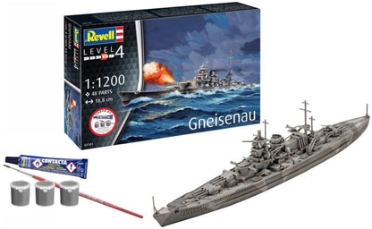 Battleship Gneisenau Starter Kit 1:1200 Revell Model (view 2)
