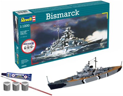Battleship Bismarck Starter Kit 1:1200 Revell Model (view 2)