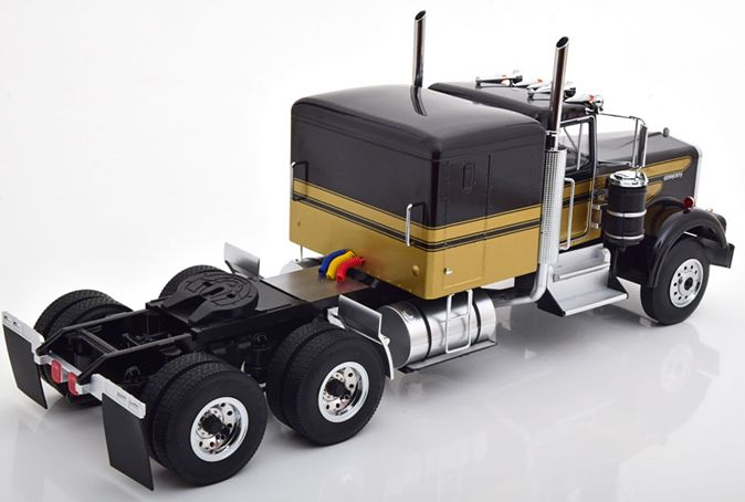 Available to Order – Kenworth W900 Black/Gold 'Smokey and the Bandit Look-a-Like' 1:18 (RKS 180121)