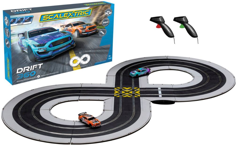 Available To Order – Scalextric Drift 360 Race Set Standard Analogue Set 1:32 (SCA C1421M)