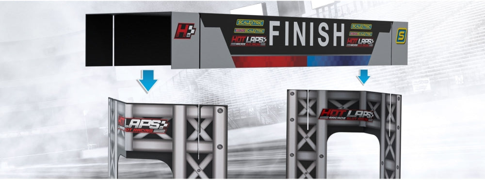 Hot Laps Overhead Gantry 1:32 Scalextric Model (view 2)