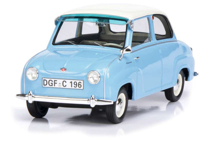 Available to Order – Goggomobil - Blue/White 1:18 Schuco Model (SHU 00096)