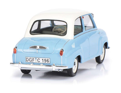 Available to Order – Goggomobil - Blue/White 1:18 Schuco Model (SHU 00096)