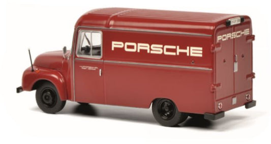 Available to Order – Opel Blitz 1,75t Box Van 'Porsche' PRO.R18 1:18 Schuco Model (SHU 00179)