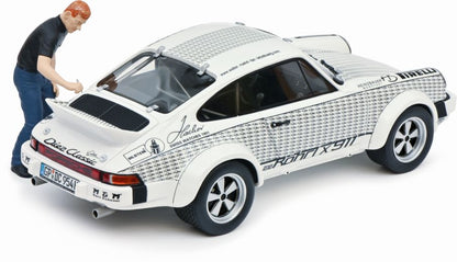 Available to Order – Porsche 911 Rohrl X 911 W/ Figure PRO.R18 1:18 Schuco Model (SHU 00249)
