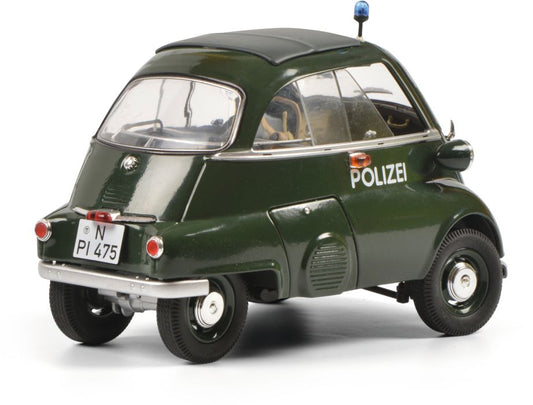 Available To Order – BMW Isetta Export 'police' Green 1:18 Schuco Model (SHU 00412)