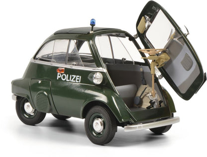 Available To Order – BMW Isetta Export 'police' Green 1:18 Schuco Model (SHU 00412)