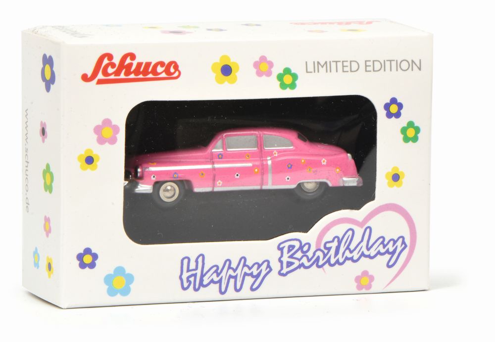 Available to Order – Cadillac '54 'happy Birthday' 2018 (pic) 1:90 Schuco Model (SHU 01433)