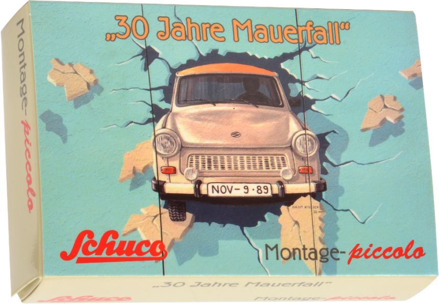 Available to Order – Trabant 601 '30 Jahre Mauerfall' Piccolo C Construction Kit 1:90 (SHU 05605)