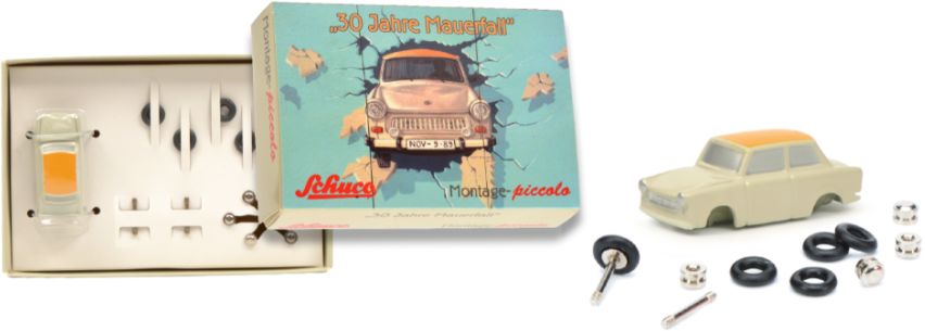 Available to Order – Trabant 601 '30 Jahre Mauerfall' Piccolo C Construction Kit 1:90 (SHU 05605)