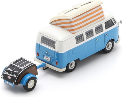 Available to Order – VW T1 Campingbus w/Westfalia Trailer Blue 1:43 (SHU 07298)