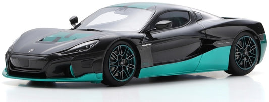 Available to Order – Rimac Nevera Time Attack 2023 Black/Blue 1:18 (SHU 18U00084)