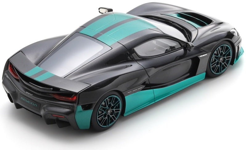 Available to Order – Rimac Nevera Time Attack 2023 Black/Blue 1:18 (SHU 18U00084)