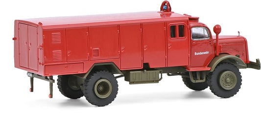 Available to Order – Mercedes Benz LG 315 matt olive/red Bundes Bundeswher 1:87 (SHU 26586)