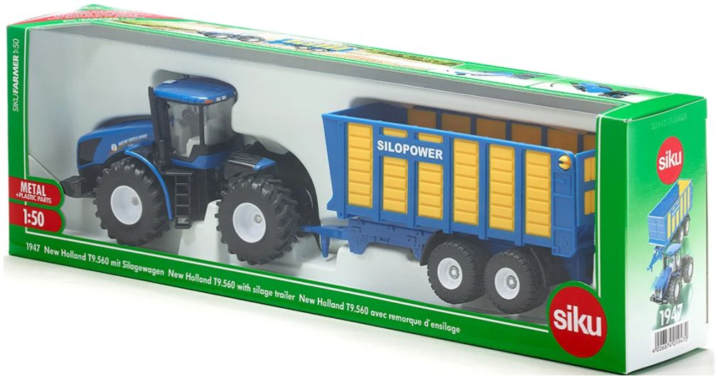 Available to Order – Tractor w/Silage Trailer 1:50 (SIK 1947)