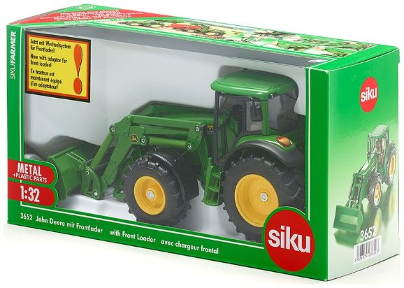 Available to Order – John Deere Tractor w/Front Loader 1:32 (SIK 3652)