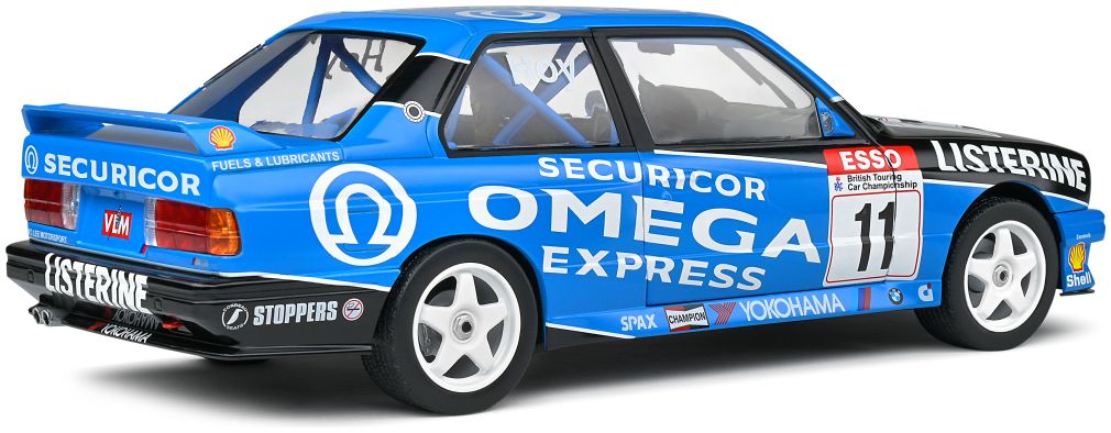 Available To Order – BMW E30 M3 Blue BTCC 1991 1:18 (SOL 1801522)