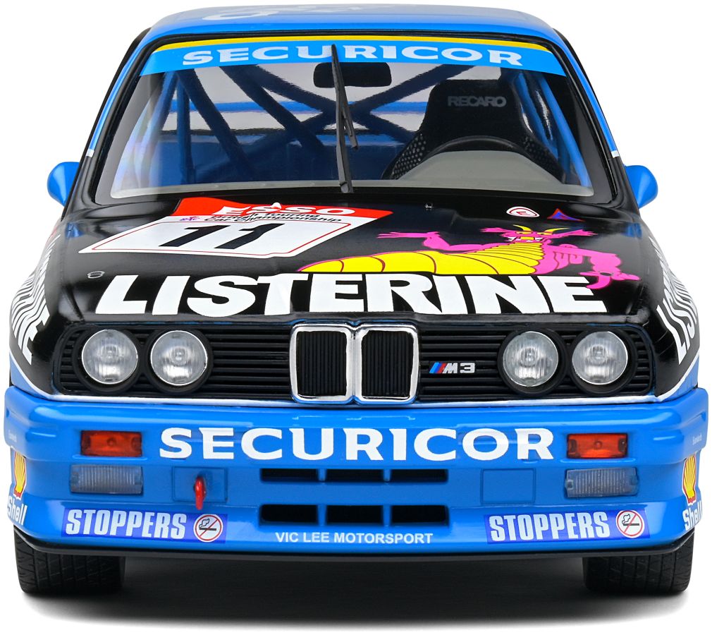 Available To Order – BMW E30 M3 Blue BTCC 1991 1:18 (SOL 1801522)