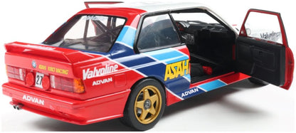 Available To Order – BMW M3 White #27 Kawamoto/Reid JTCC 1986 1:18 (SOL 1801529)