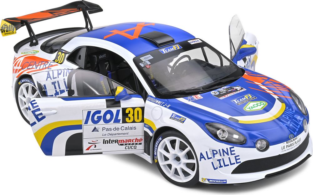 Available To Order – Alpine A110 RGT Rallye Du Touquet 2020 Delecour #30 1:18 (SOL 1801608)
