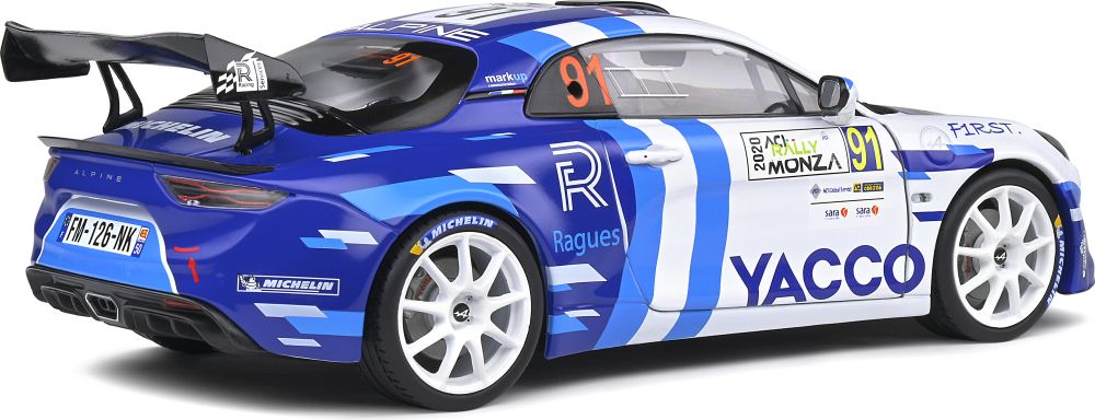 Available To Order – Alpine A100 Rally 2020 Rally Monza #91 1:18 (SOL 1801613)