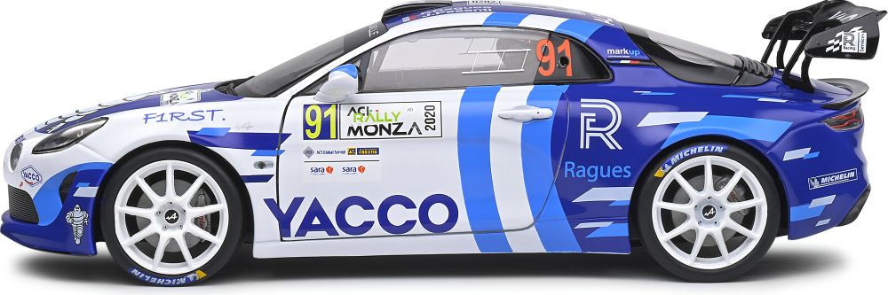 Available To Order – Alpine A100 Rally 2020 Rally Monza #91 1:18 (SOL 1801613)