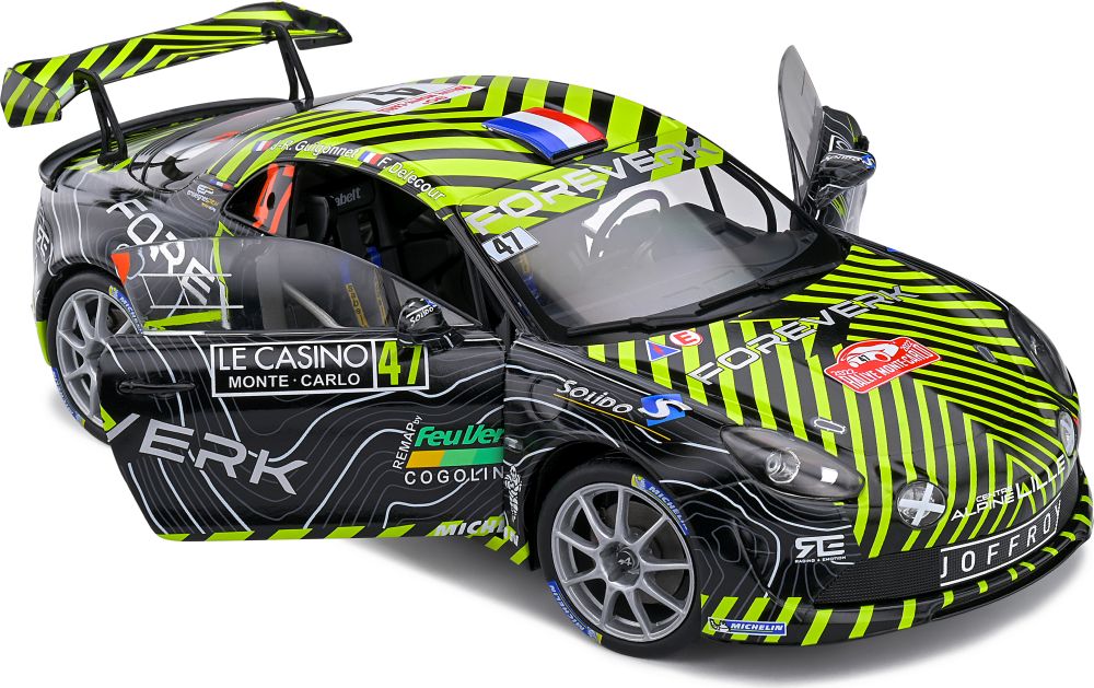 Available To Order – Alpine A110 Rally Monte Carlo 2022 Delecour/Guigonnet #47 1:18 (SOL 1801618)