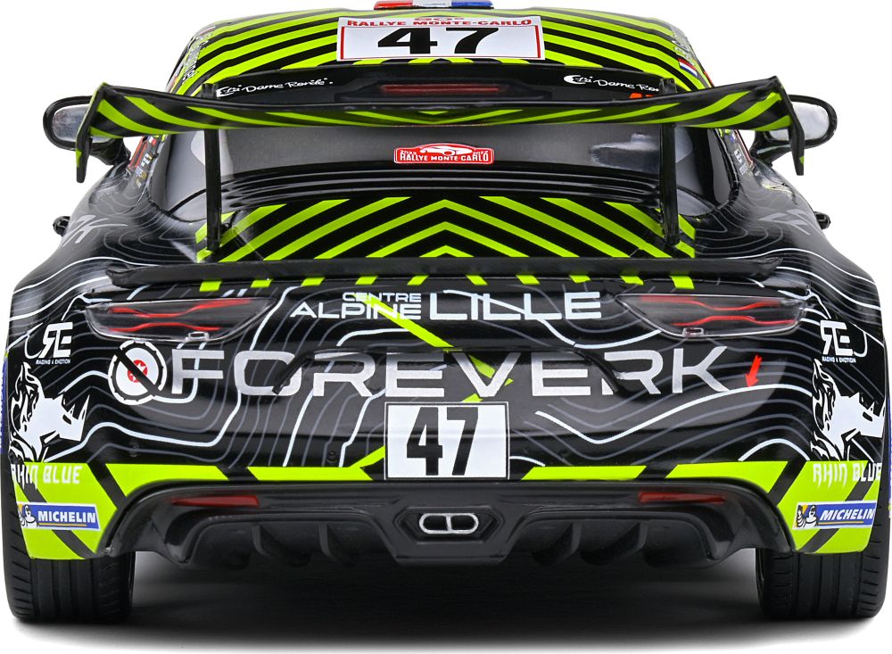Available To Order – Alpine A110 Rally Monte Carlo 2022 Delecour/Guigonnet #47 1:18 (SOL 1801618)