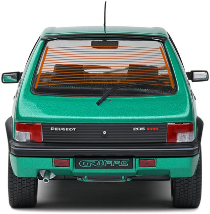 Available To Order – Peugeot 205 GTI Green 1992 1:18 Solido Model (SOL 1801712)