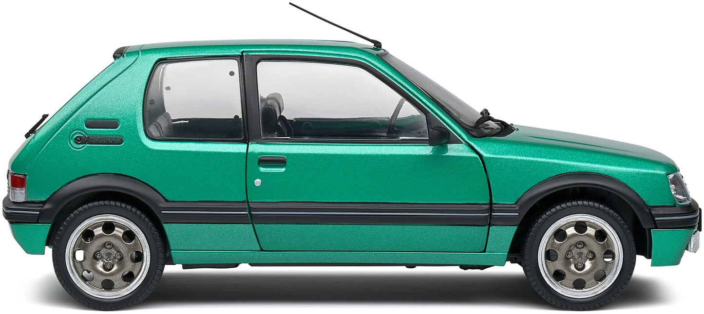 Available To Order – Peugeot 205 GTI Green 1992 1:18 Solido Model (SOL 1801712)