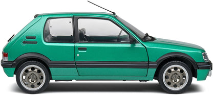Available To Order – Peugeot 205 GTI Green 1992 1:18 Solido Model (SOL 1801712)