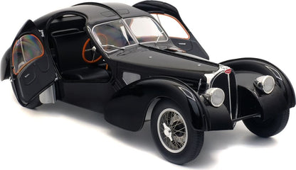 Available To Order – Bugatti Type 57 SC Atlantic Black 1937 1:18 Solido Model (SOL 1802101)