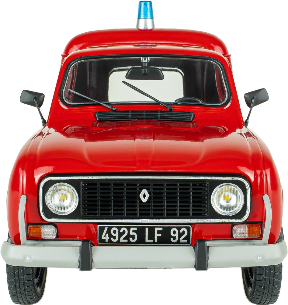 Renault 4LF4 Pompier Red 1976 1:18 Solido Model (view 3)