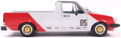 Available to Order – VW Caddy MK.1 M Racing Tribute Bi-Colour 1982 1:18 (SOL 1803512)