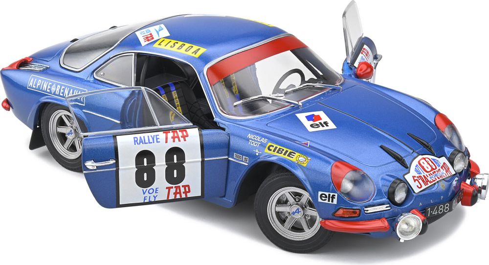 Available To Order – Alpine A110 1600S 1971 Rallye Du Portugal #88 1:18 (SOL 1804202)