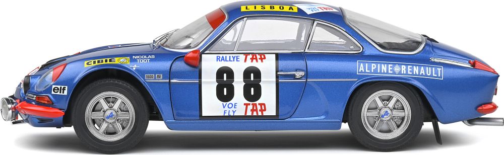 Available To Order – Alpine A110 1600S 1971 Rallye Du Portugal #88 1:18 (SOL 1804202)