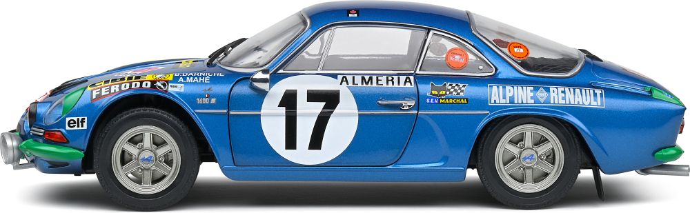Available To Order – Alpine A110 1600S Blue Rally De Monte Carlo 1972 1:18 (SOL 1804206)