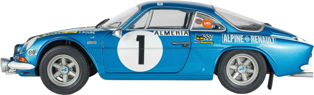 Alpine A110 1600S Blue #1 Therier/Roure Rallye Monte Carlo 1972 1:18 Solido Model (view 2)