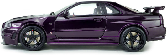 Available to Order – Nissan Skyline (R34) GT-R Z Tune Midnight Purple 1999 1:18 (SOL 1804311)