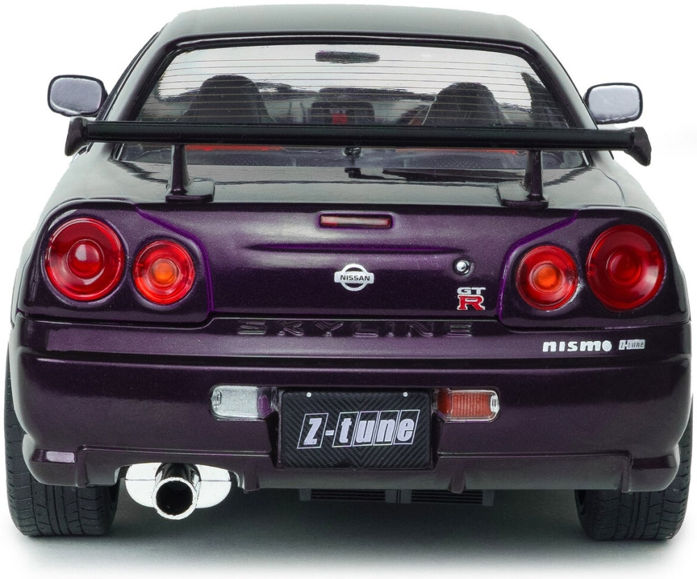Available to Order – Nissan Skyline (R34) GT-R Z Tune Midnight Purple 1999 1:18 (SOL 1804311)