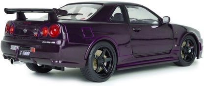 Available to Order – Nissan Skyline (R34) GT-R Z Tune Midnight Purple 1999 1:18 (SOL 1804311)