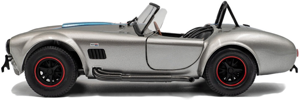 Available to Order – Shelby Cobra 427 MKII Solido Works M Racing Silver 1965 1:18 (SOL 1804913)