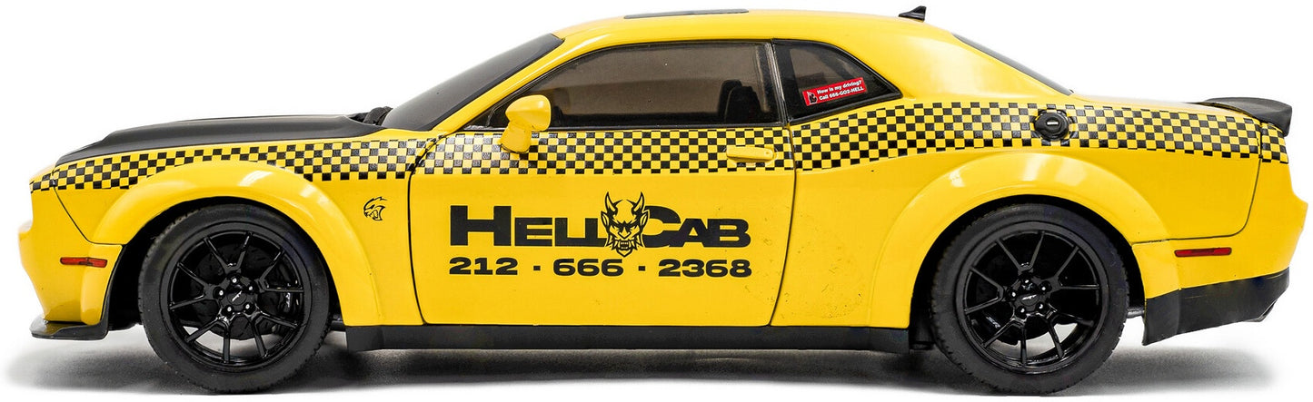 Available To Order – Dodge Challenger SRT Hellcat Redeye Widebody NYC Hellcab 2023 1:18 (SOL 1805716)