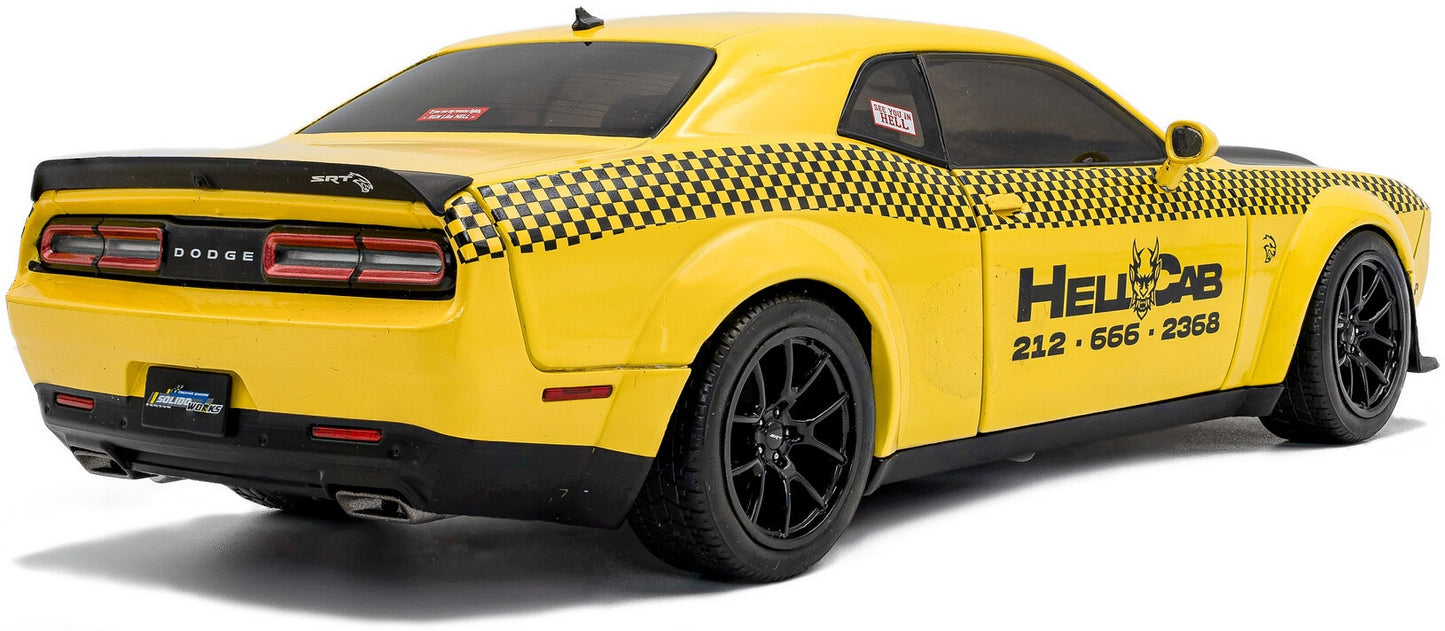 Available To Order – Dodge Challenger SRT Hellcat Redeye Widebody NYC Hellcab 2023 1:18 (SOL 1805716)